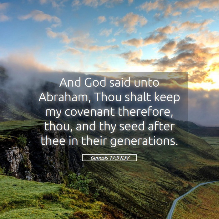 Genesis 17:9 KJV Bible Study