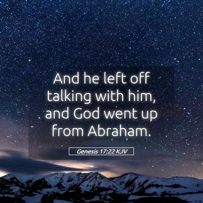 Genesis 17:22 KJV Bible Study