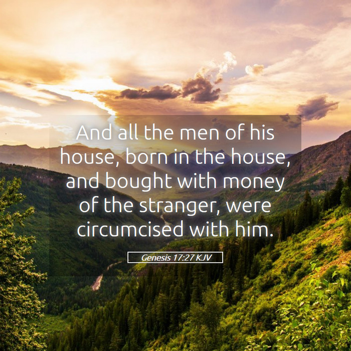 Genesis 17:27 KJV Bible Study