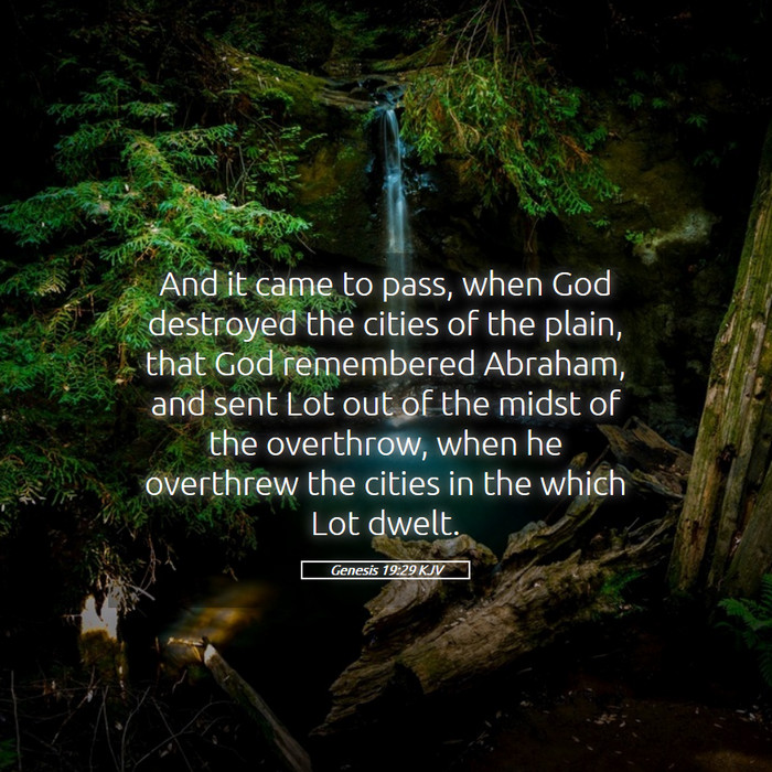 Genesis 19:29 KJV Bible Study