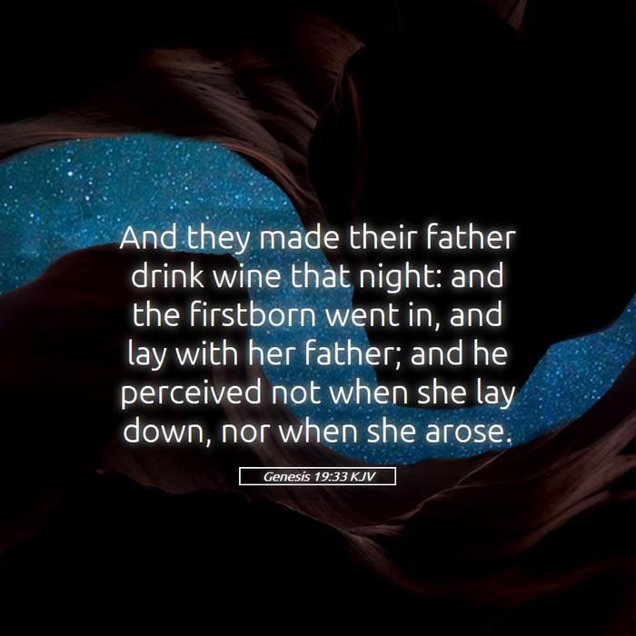Genesis 19:33 KJV Bible Study