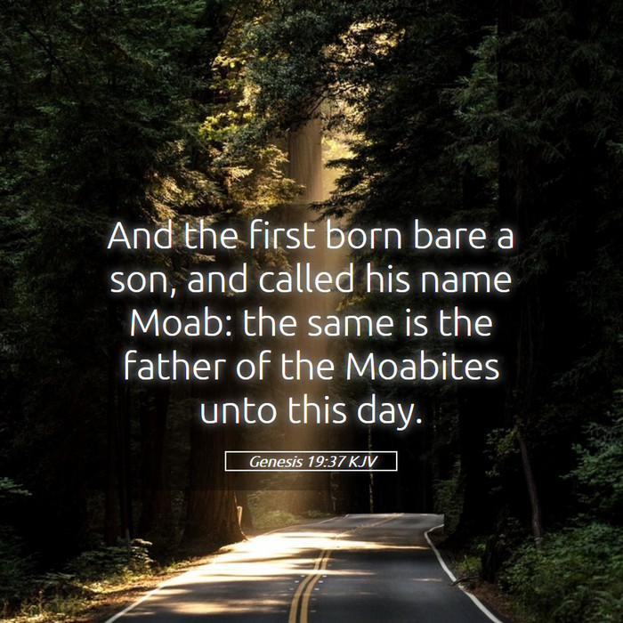 Genesis 19:37 KJV Bible Study