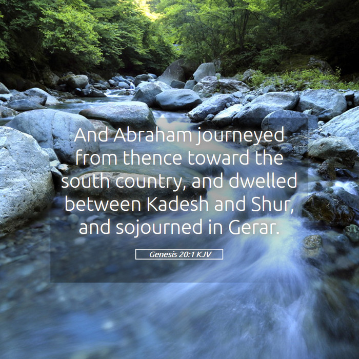 Genesis 20:1 KJV Bible Study