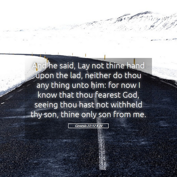 Genesis 22:12 KJV Bible Study