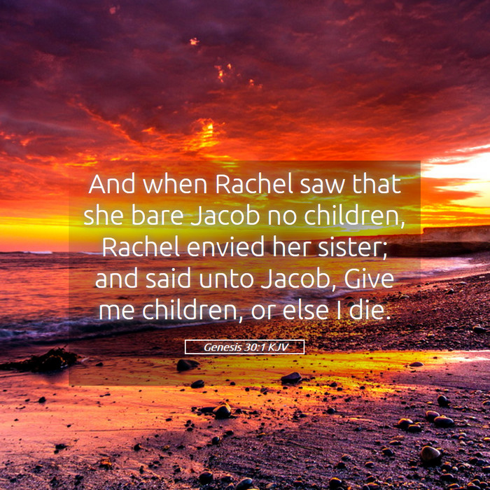 Genesis 30:1 KJV Bible Study