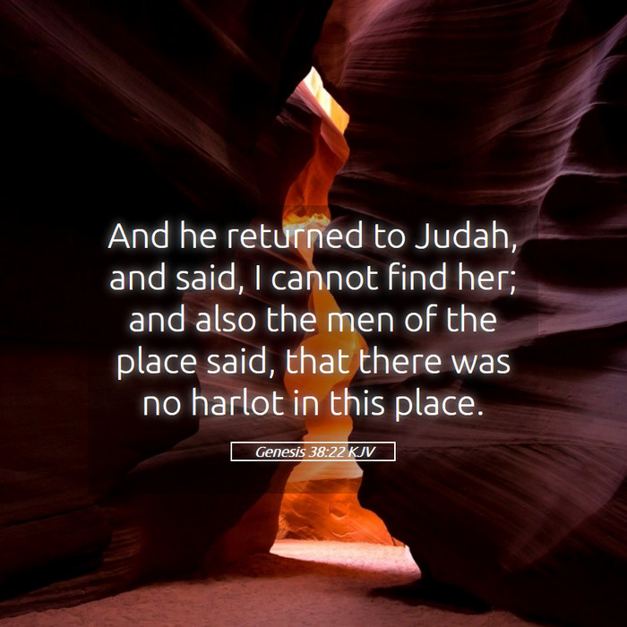 Genesis 38:22 KJV Bible Study