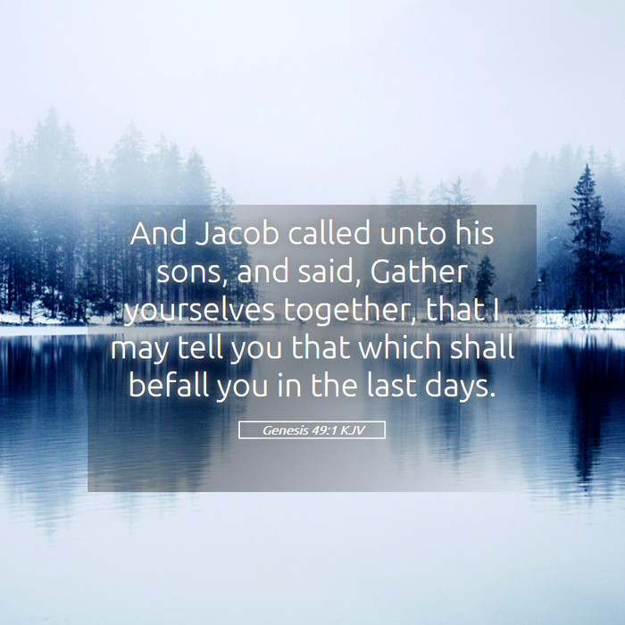 Genesis 49:1 KJV Bible Study