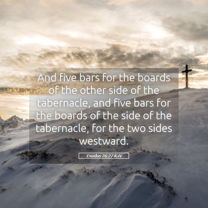 Exodus 26:27 KJV Bible Study