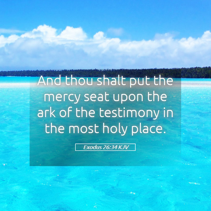 Exodus 26:34 KJV Bible Study