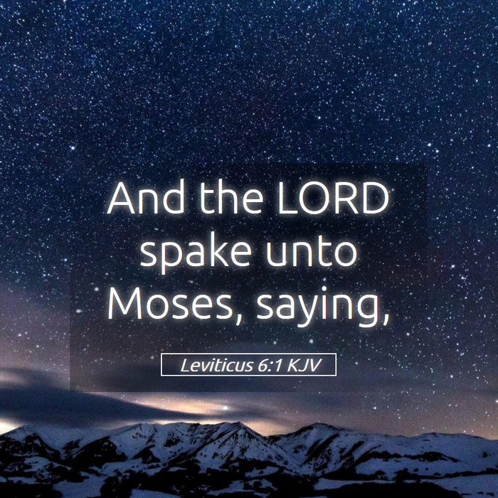 Leviticus 6:1 KJV Bible Study