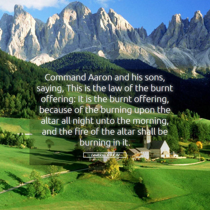 Leviticus 6:9 KJV Bible Study