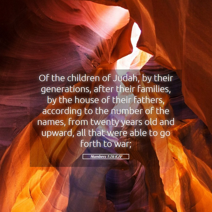 Numbers 1:26 KJV Bible Study