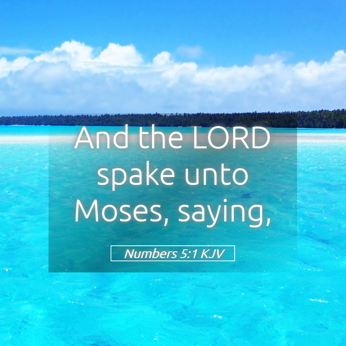 Numbers 5:1 KJV Bible Study