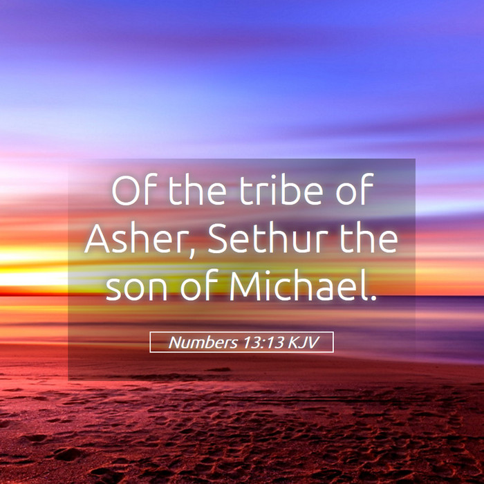Numbers 13:13 KJV Bible Study