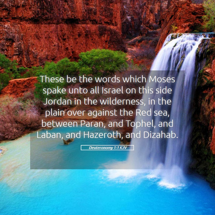 Deuteronomy 1:1 KJV Bible Study