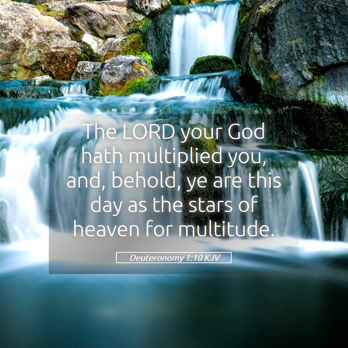 Deuteronomy 1:10 KJV Bible Study