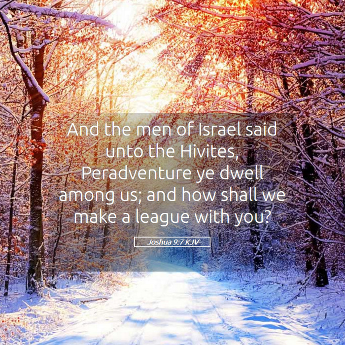 Joshua 9:7 KJV Bible Study