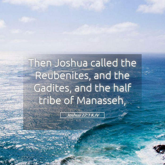 Joshua 22:1 KJV Bible Study