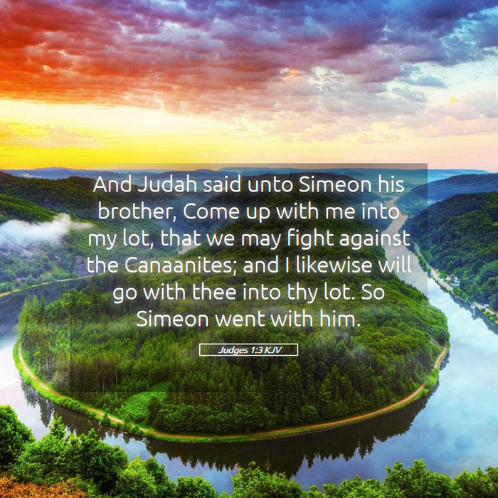 Judges 1:3 KJV Bible Study