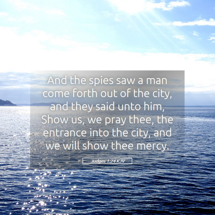 Judges 1:24 KJV Bible Study