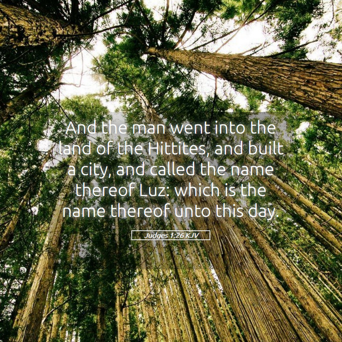 Judges 1:26 KJV Bible Study