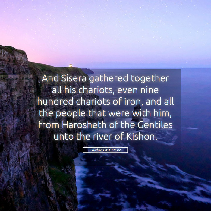 Judges 4:13 KJV Bible Study
