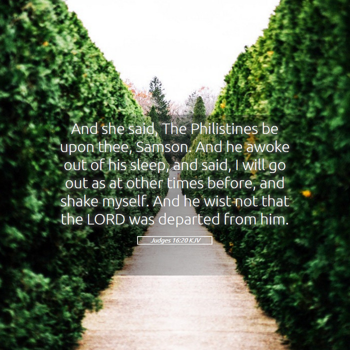 Judges 16:20 KJV Bible Study