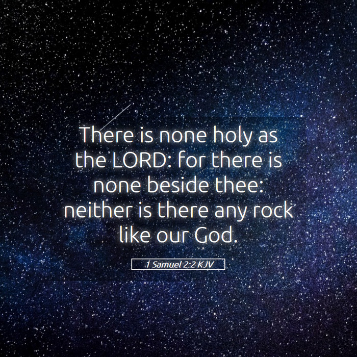 1 Samuel 2:2 KJV Bible Study