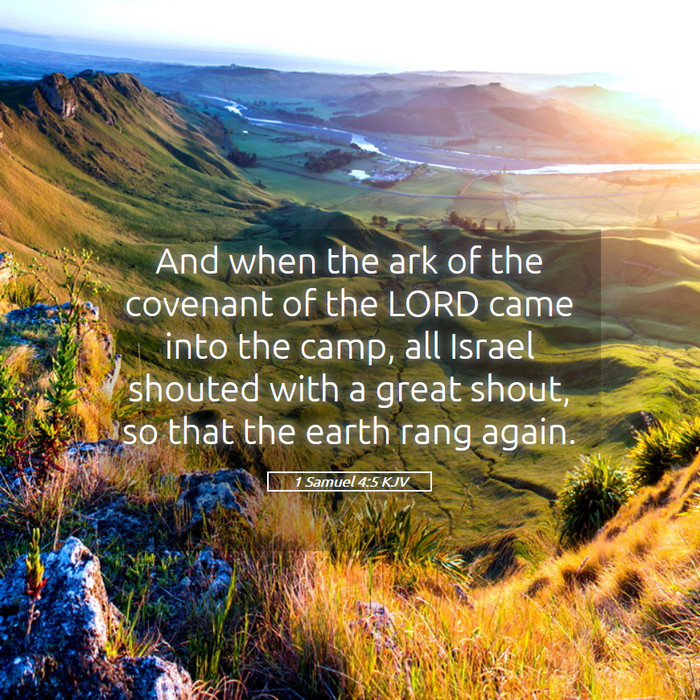 1 Samuel 4:5 KJV Bible Study