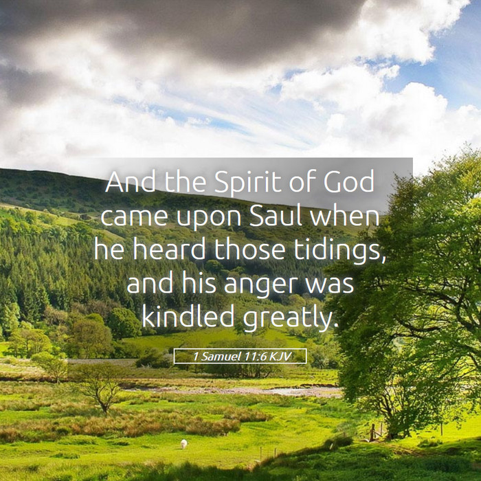 1 Samuel 11:6 KJV Bible Study