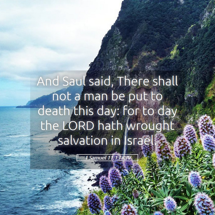 1 Samuel 11:13 KJV Bible Study