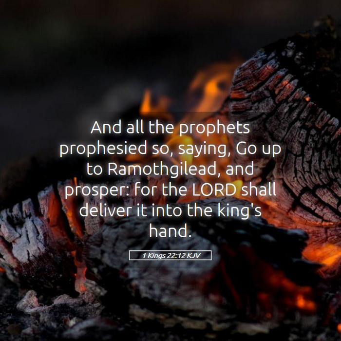 1 Kings 22:12 KJV Bible Study