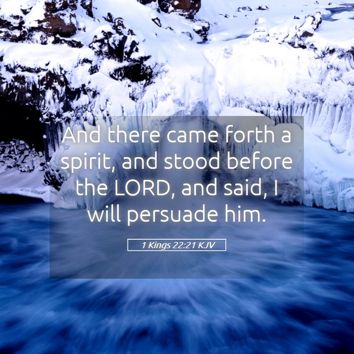 1 Kings 22:21 KJV Bible Study