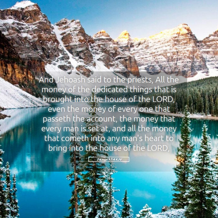 2 Kings 12:4 KJV Bible Study