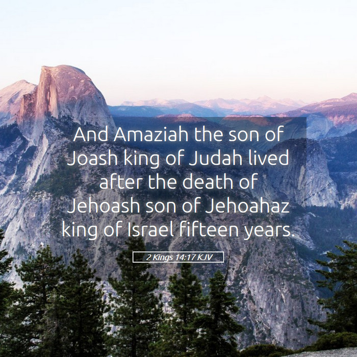 2 Kings 14:17 KJV Bible Study