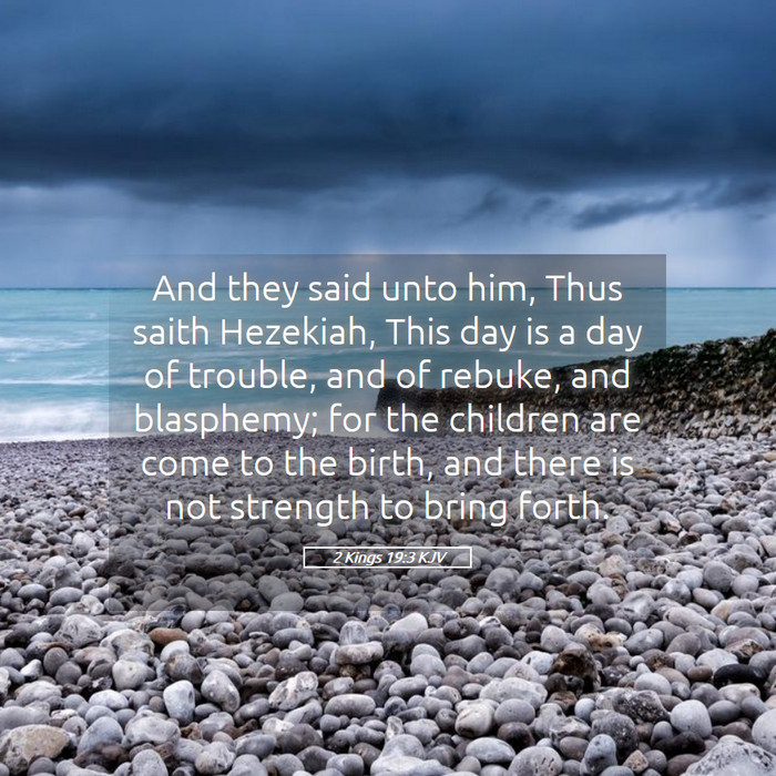 2 Kings 19:3 KJV Bible Study