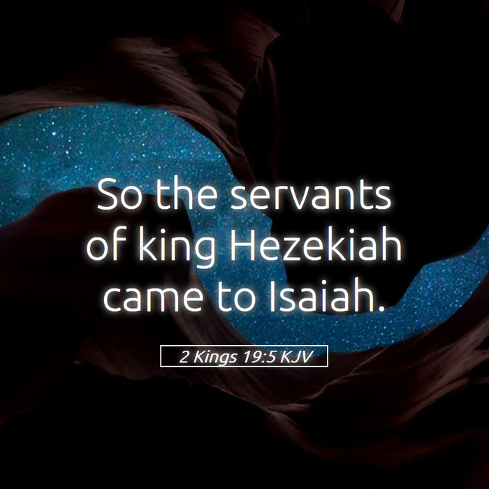 2 Kings 19:5 KJV Bible Study