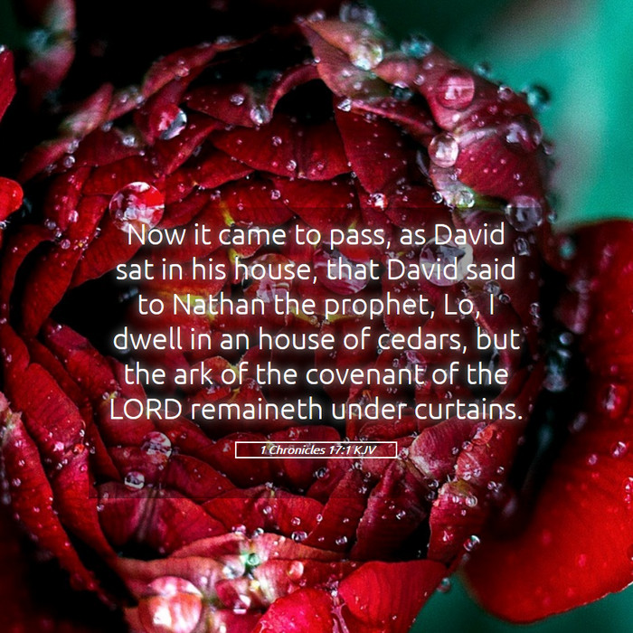 1 Chronicles 17:1 KJV Bible Study