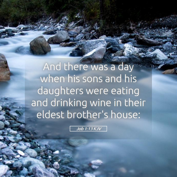 Job 1:13 KJV Bible Study