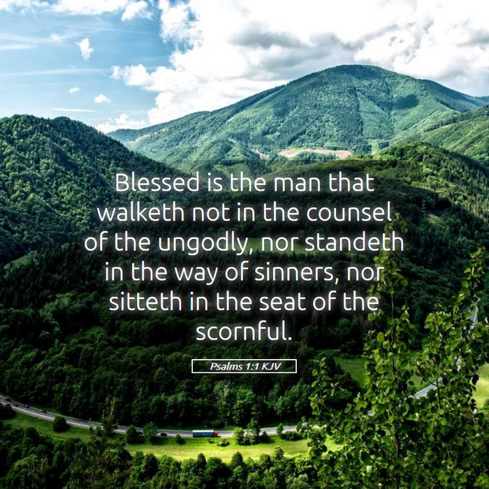 Psalms 1:1 KJV Bible Study