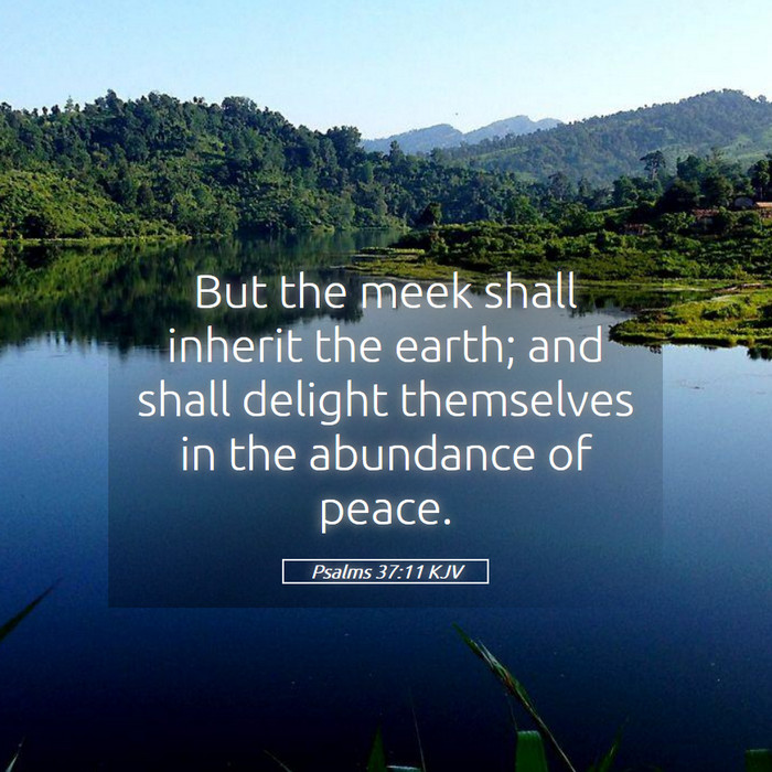 Psalms 37:11 KJV Bible Study