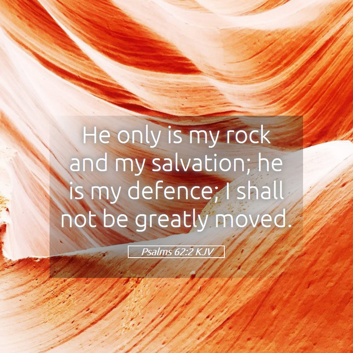 Psalms 62:2 KJV Bible Study
