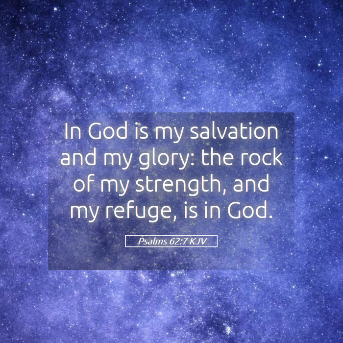 Psalms 62:7 KJV Bible Study