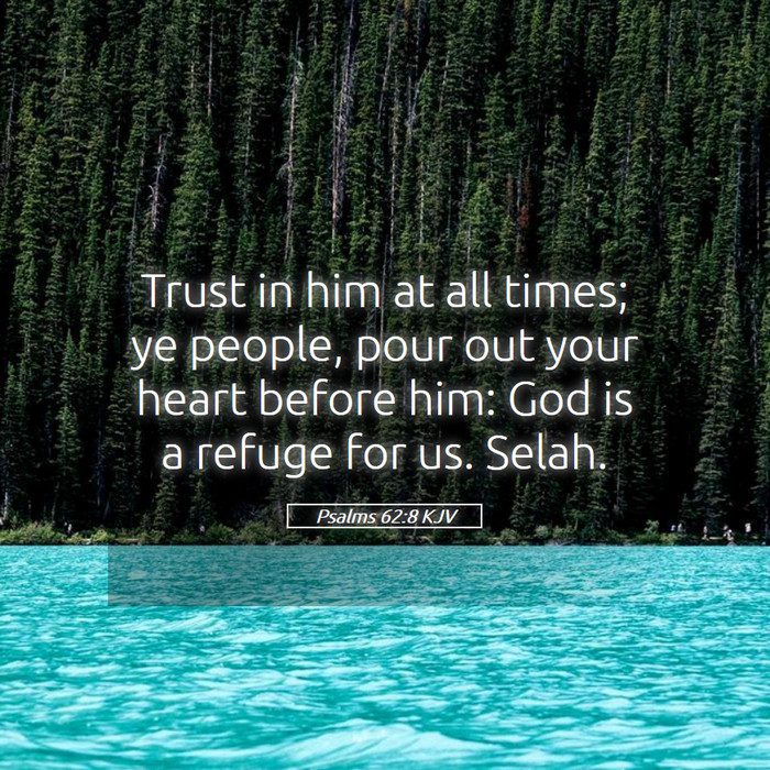 Psalms 62:8 KJV Bible Study