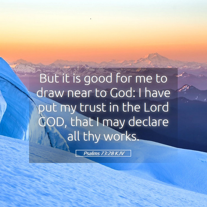 Psalms 73:28 KJV Bible Study