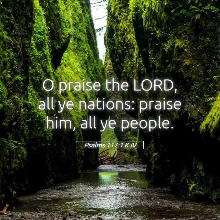 Psalms 117:1 KJV Bible Study