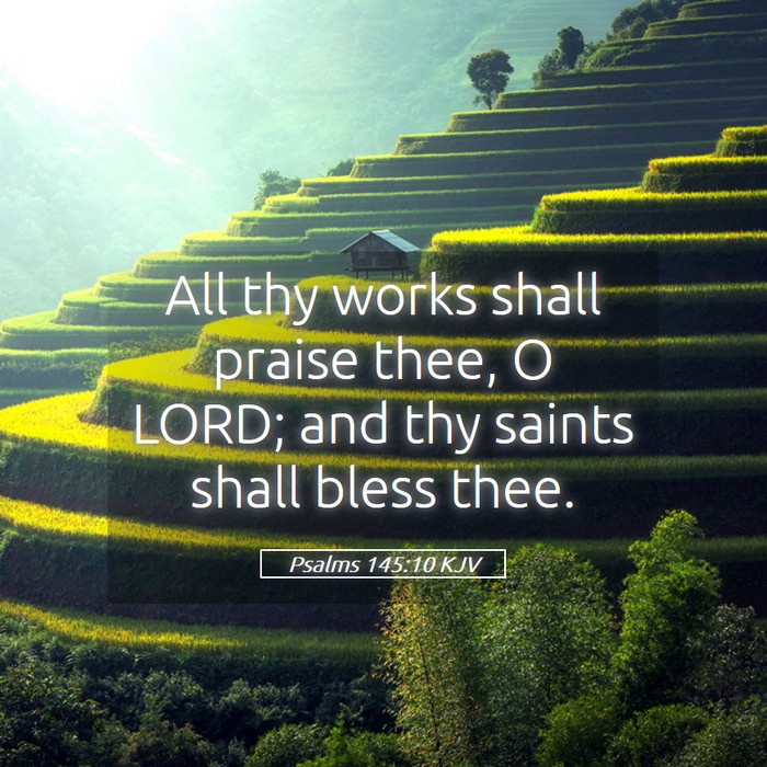 Psalms 145:10 KJV Bible Study