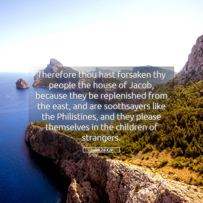 Isaiah 2:6 KJV Bible Study