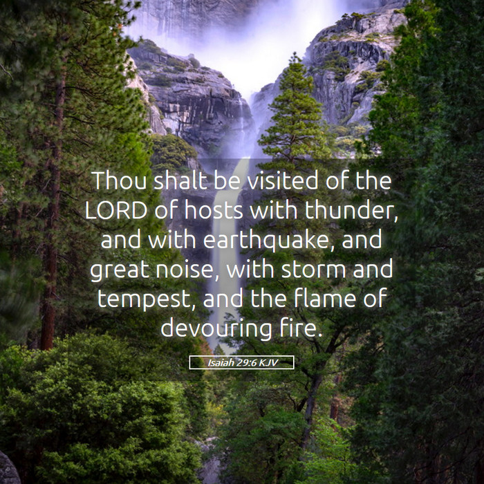 Isaiah 29:6 KJV Bible Study