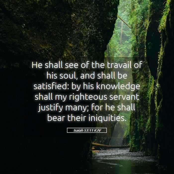 Isaiah 53:11 KJV Bible Study
